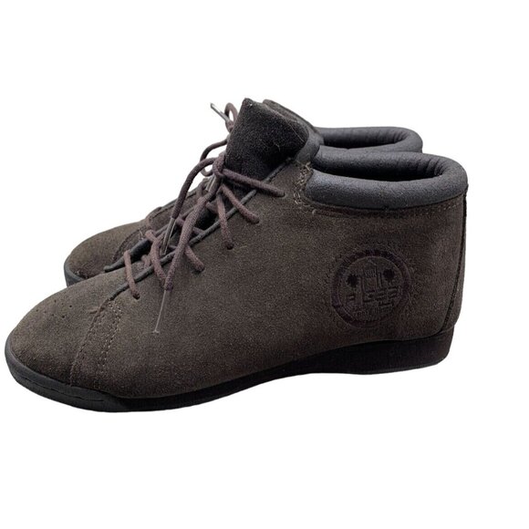 LA Gear Shoes - Vintage 90’s  Women’s Size 6.5 Brown & black Suede LA Gear Chukka Boot Fashion